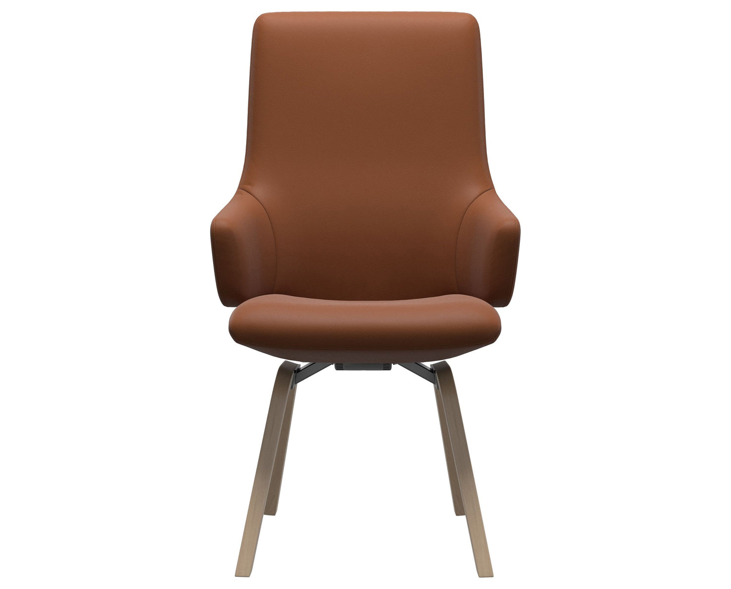 Laurel | High Back Dining Chair with D200 Slanted Legs with Arms