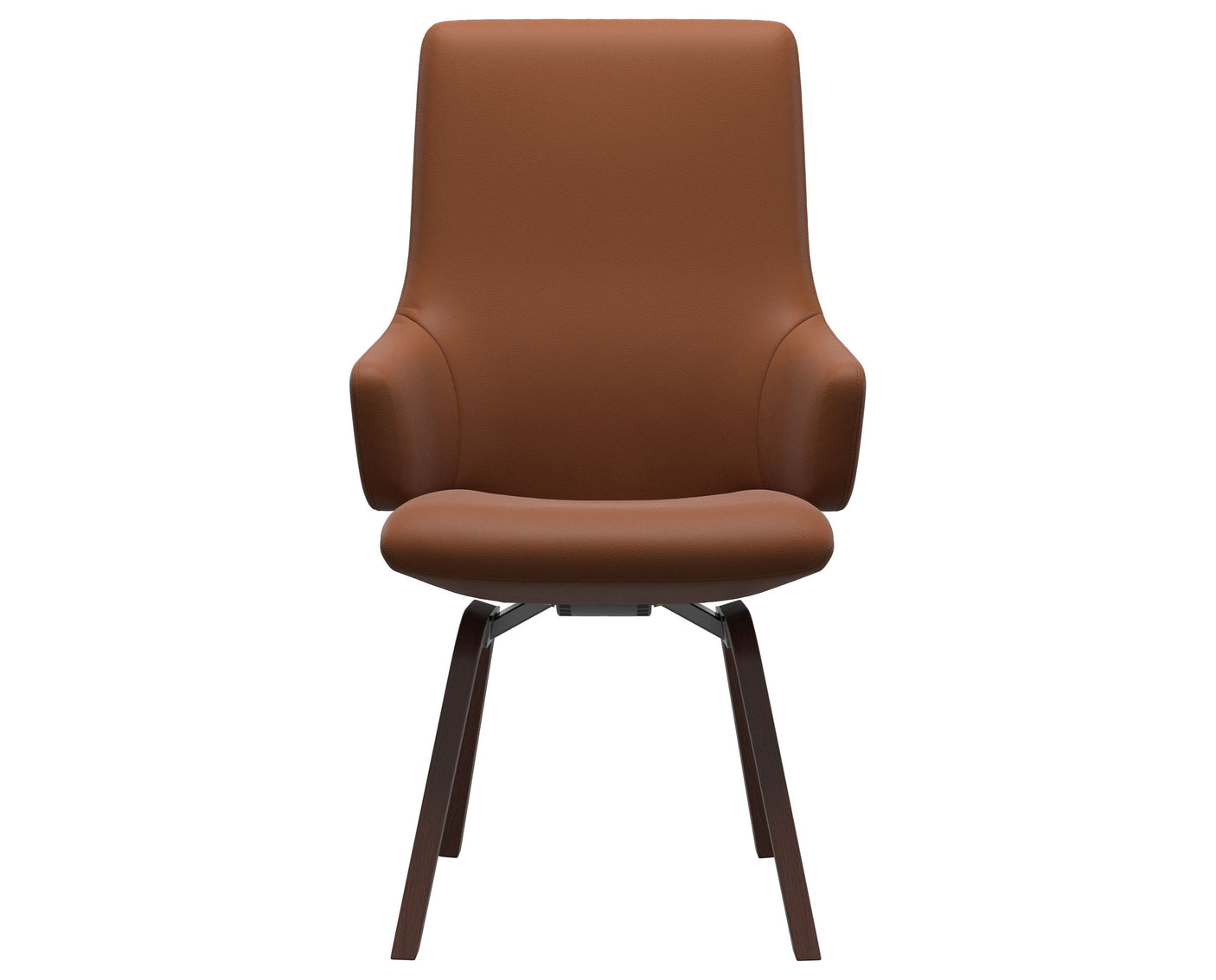 Laurel | High Back Dining Chair with D200 Slanted Legs with Arms