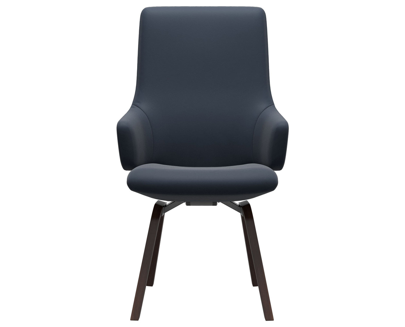 Laurel | High Back Dining Chair with D200 Slanted Legs with Arms