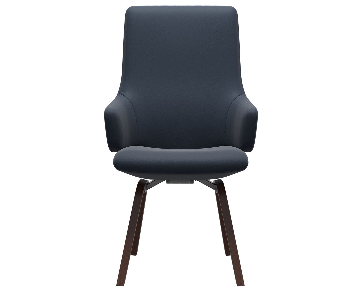 Laurel | High Back Dining Chair with D200 Slanted Legs with Arms