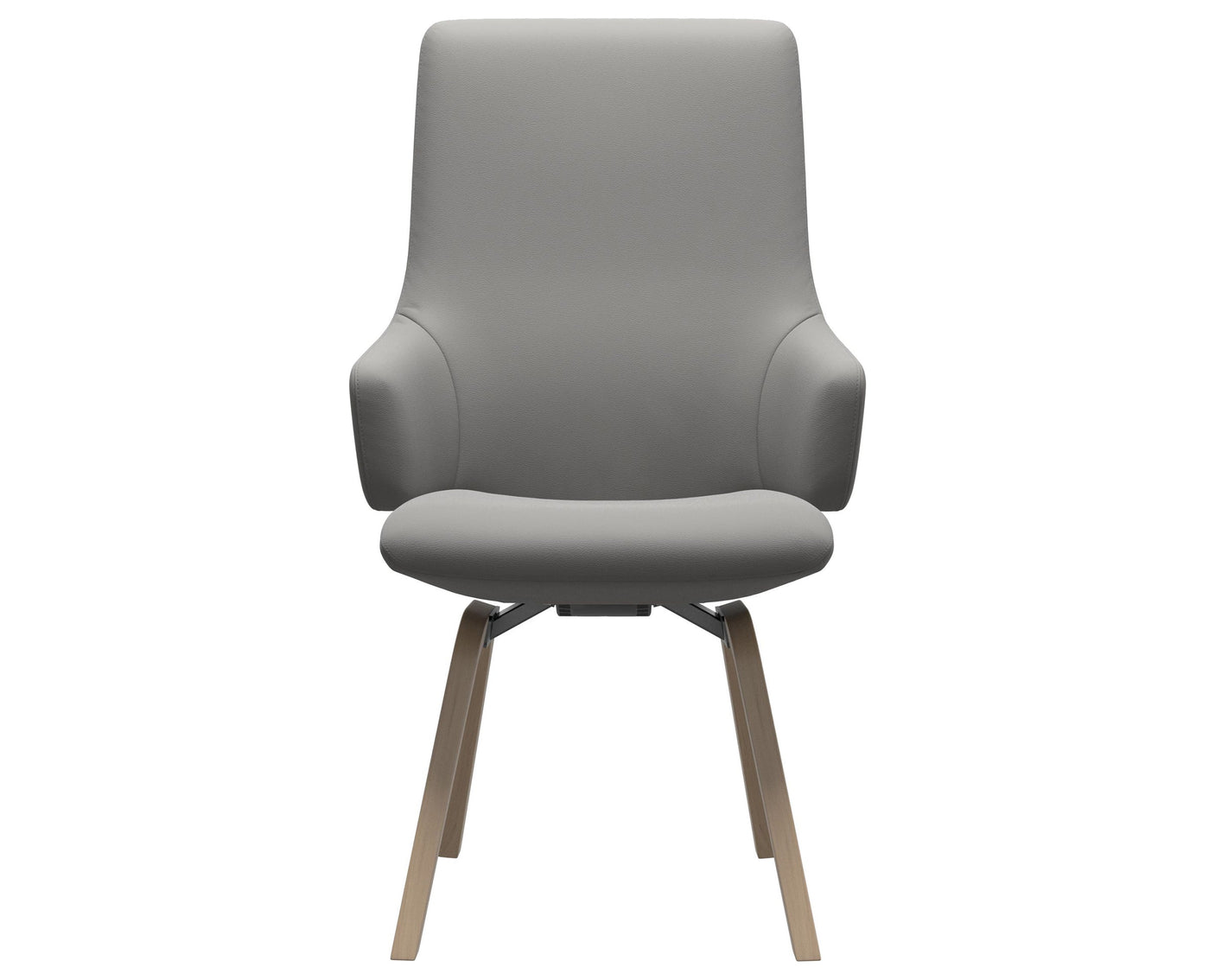 Laurel | High Back Dining Chair with D200 Slanted Legs with Arms