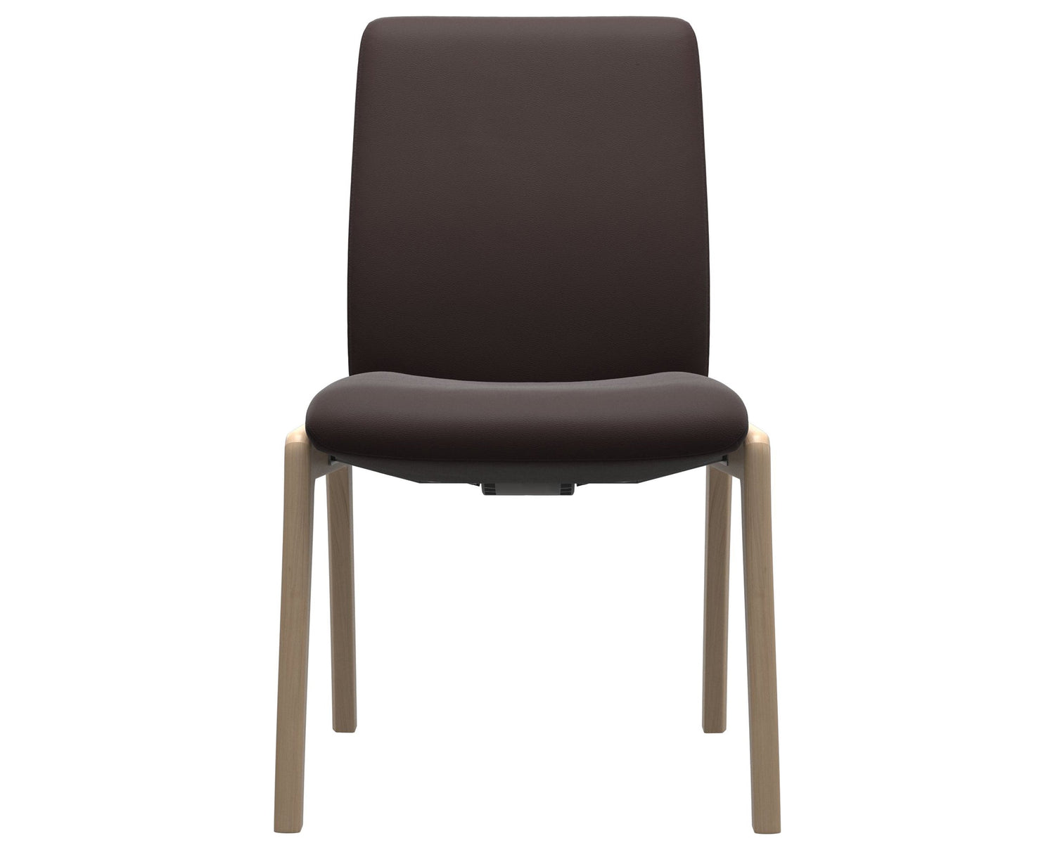 Laurel | Low Back Dining Chair with D100 Vertical Legs