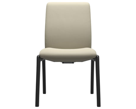 Laurel | Low Back Dining Chair with D100 Vertical Legs