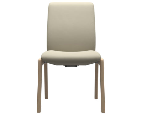 Laurel | Low Back Dining Chair with D100 Vertical Legs