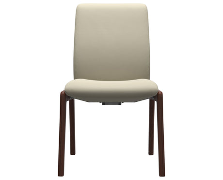 Laurel | Low Back Dining Chair with D100 Vertical Legs