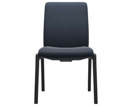 Laurel | Low Back Dining Chair with D100 Vertical Legs