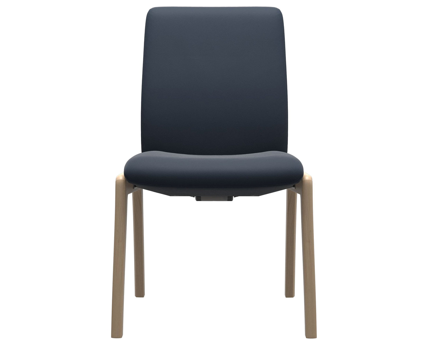 Laurel | Low Back Dining Chair with D100 Vertical Legs