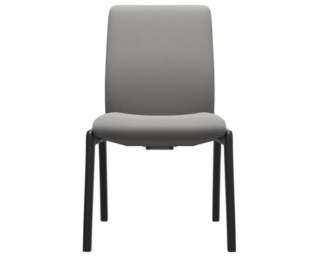 Laurel | Low Back Dining Chair with D100 Vertical Legs