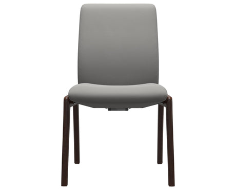 Laurel | Low Back Dining Chair with D100 Vertical Legs