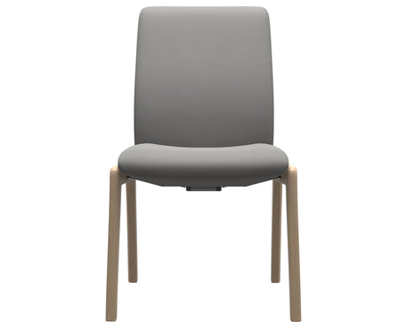 Laurel | Low Back Dining Chair with D100 Vertical Legs