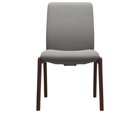 Laurel | Low Back Dining Chair with D100 Vertical Legs