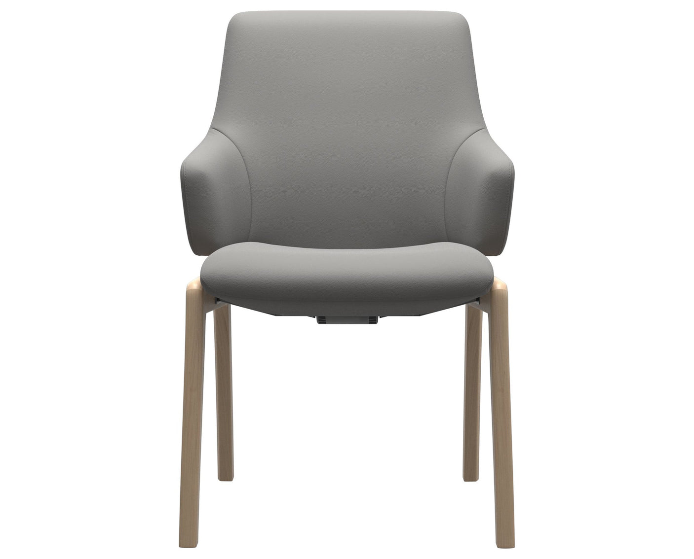 Laurel | Low Back Dining Chair with D100 Vertical Legs with Arms