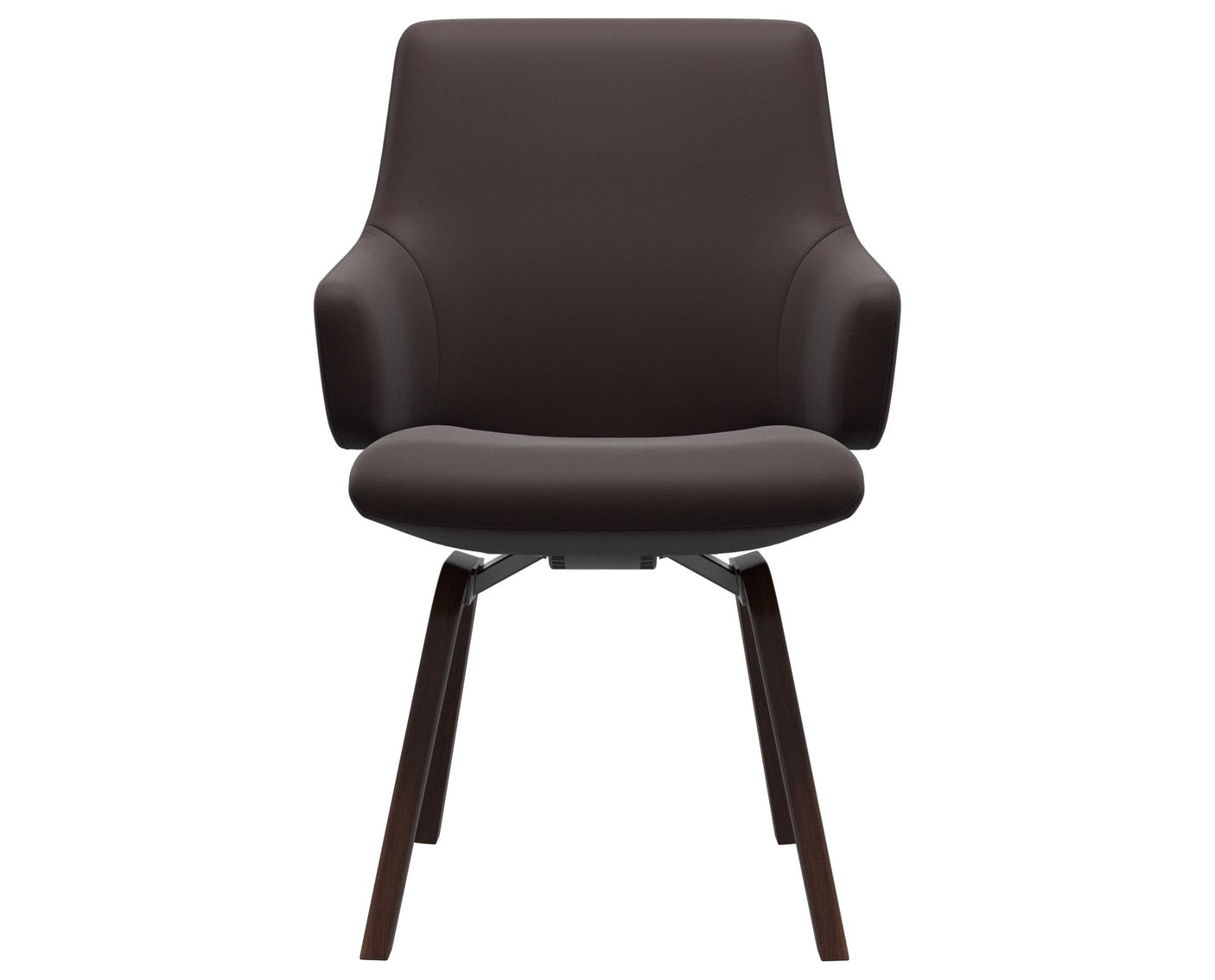 Laurel | Low Back Dining Chair with D200 Slanted Legs with Arms