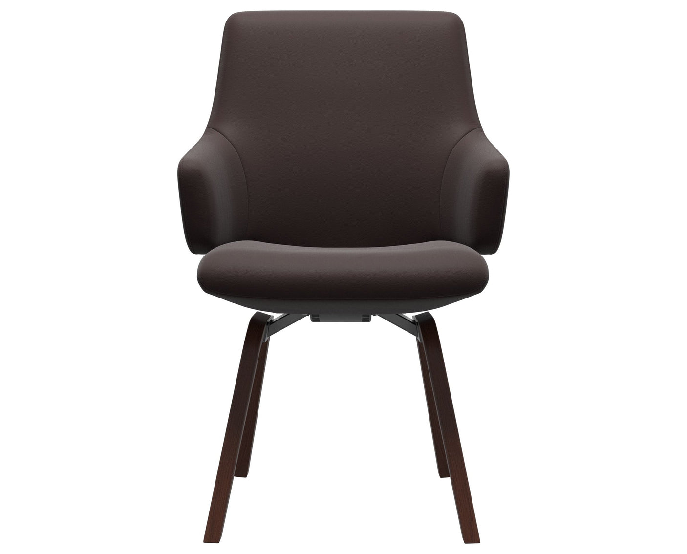 Laurel | Low Back Dining Chair with D200 Slanted Legs with Arms