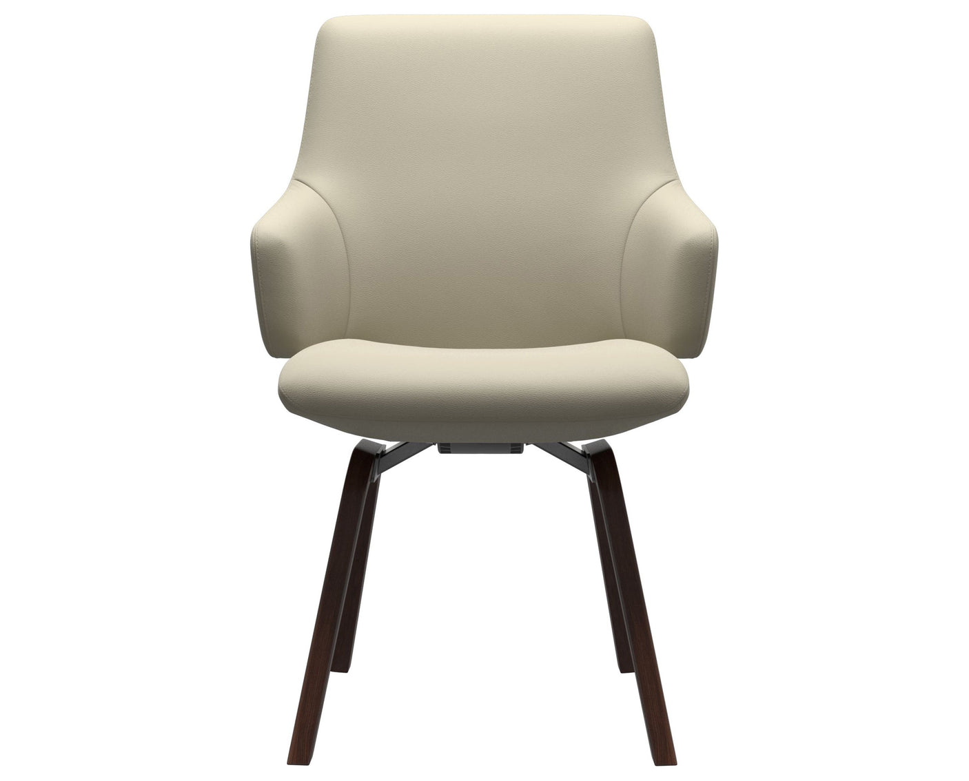 Laurel | Low Back Dining Chair with D200 Slanted Legs with Arms