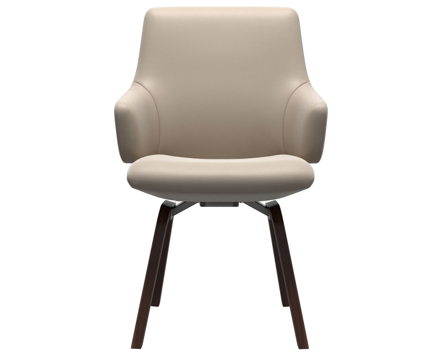 Laurel | Low Back Dining Chair with D200 Slanted Legs with Arms