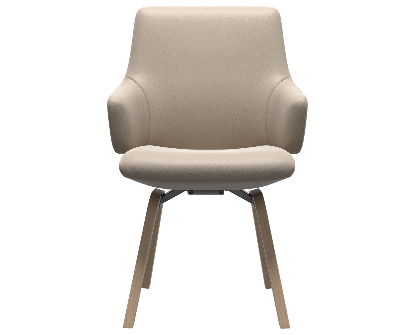 Laurel | Low Back Dining Chair with D200 Slanted Legs with Arms