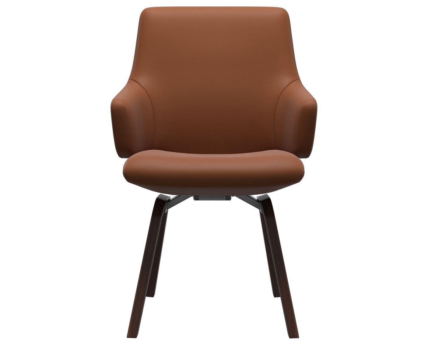 Laurel | Low Back Dining Chair with D200 Slanted Legs with Arms