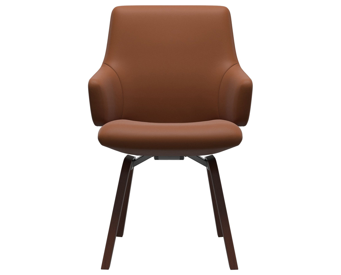 Laurel | Low Back Dining Chair with D200 Slanted Legs with Arms