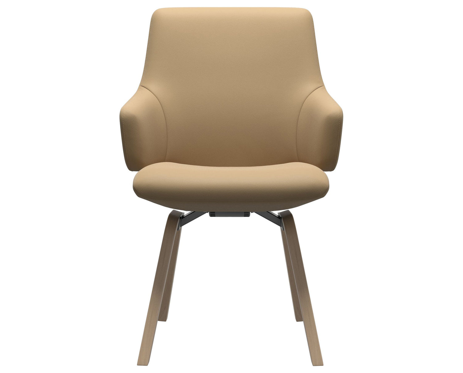 Laurel | Low Back Dining Chair with D200 Slanted Legs with Arms