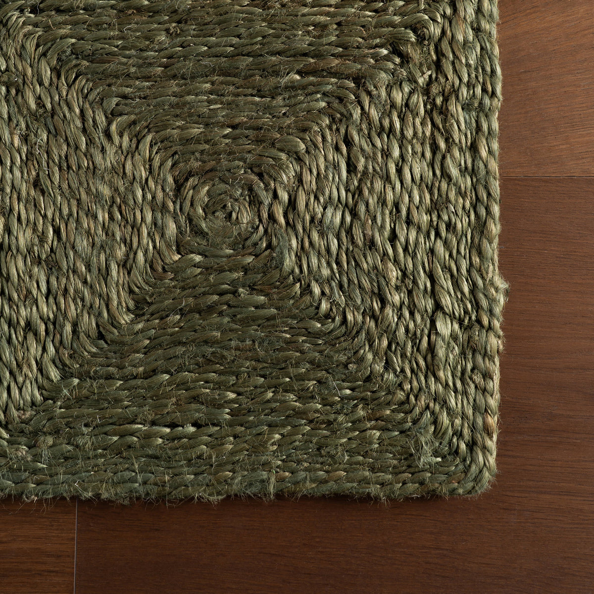 Dash & Albert Laux Textured Handmade Jute Rug in Green, photo 4
