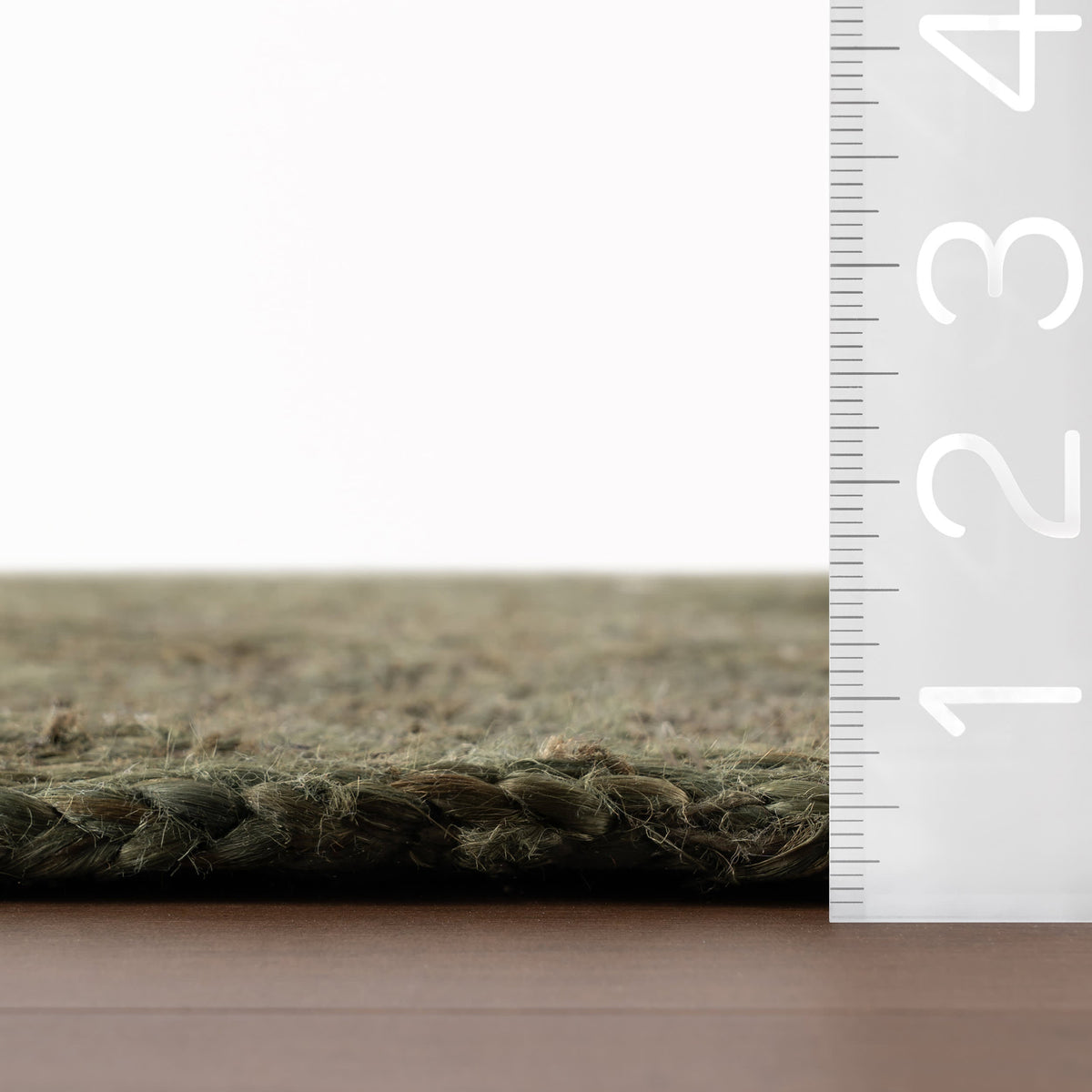 Dash & Albert Laux Textured Handmade Jute Rug in Green, photo 5