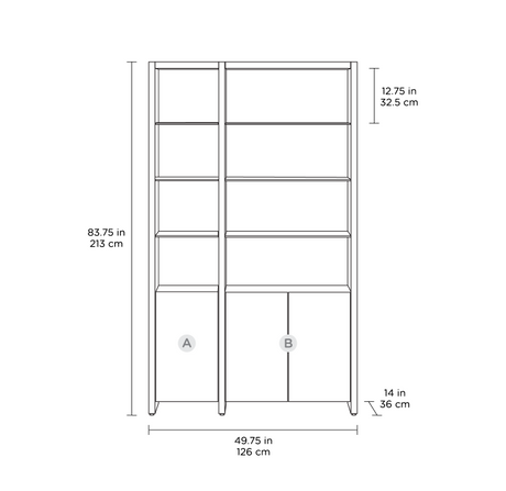 Linea | 2-Shelf System