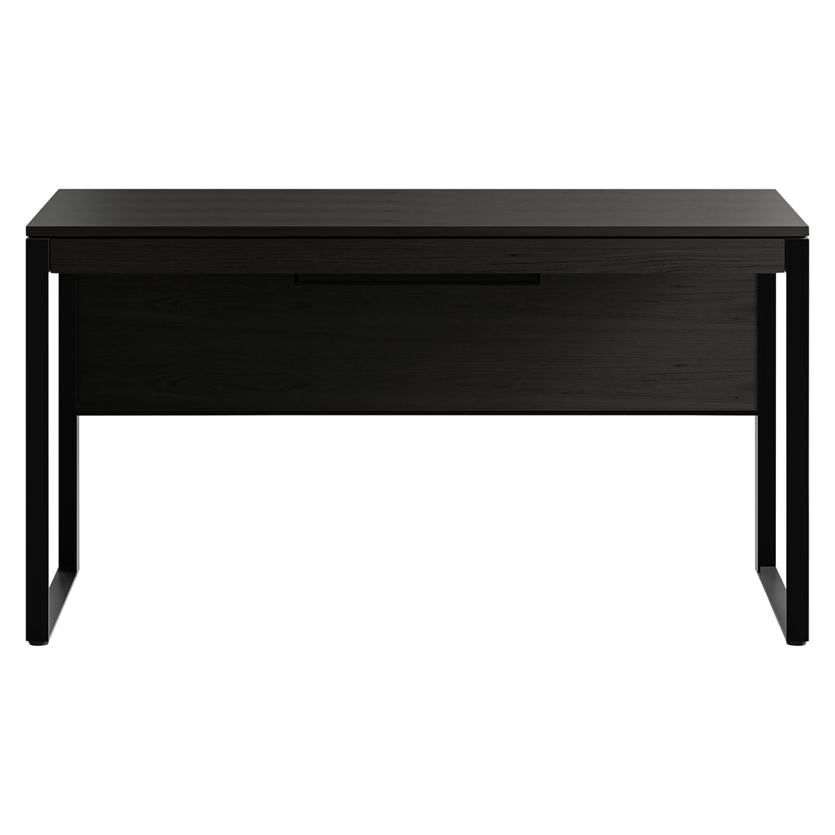 BDi Linea 6221 Desk in Charcoal Stained Ash, on white