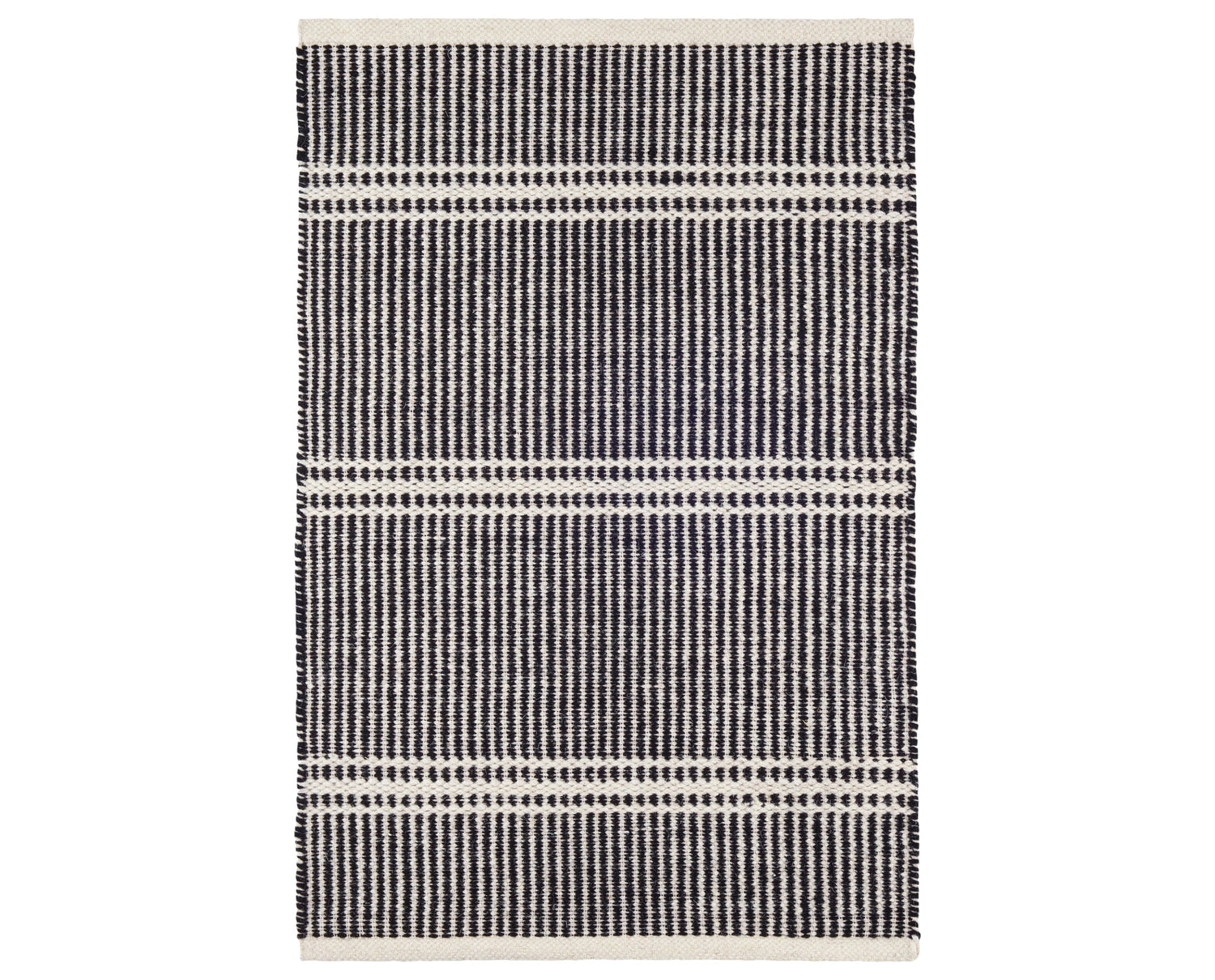 Rug with a Malta Handwoven pattern on a plain background