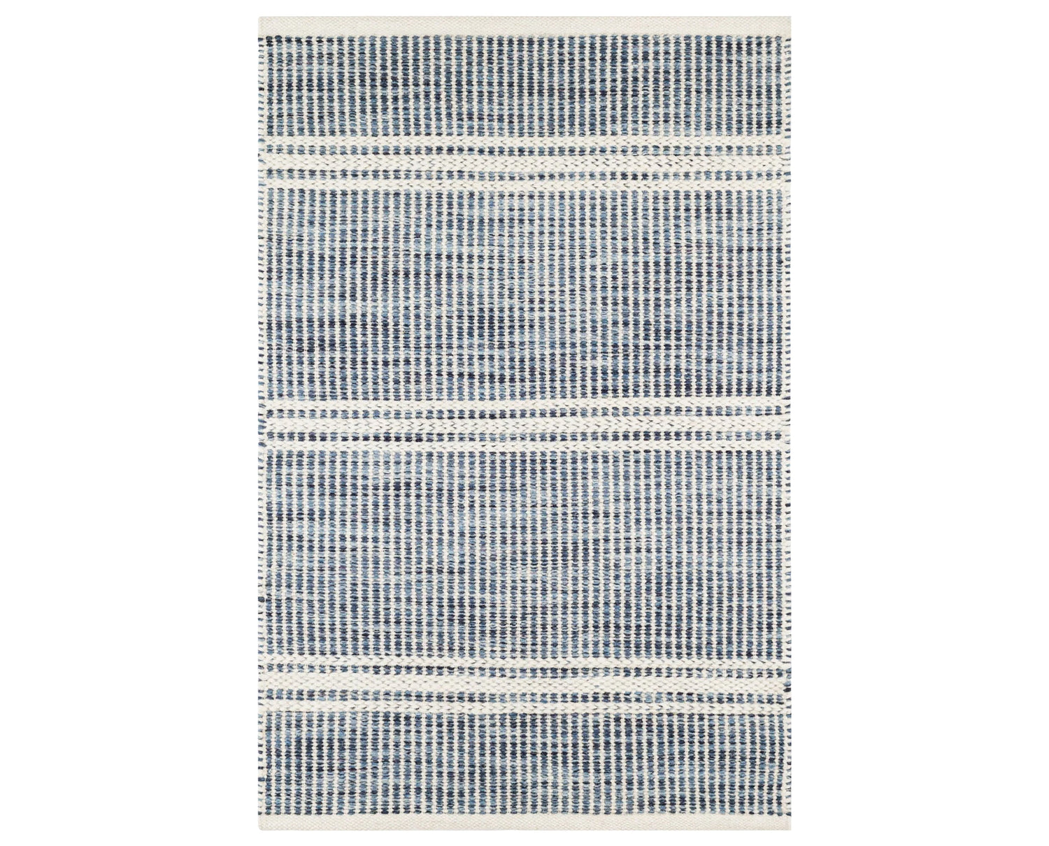 Rug with a Malta Handwoven pattern on a plain background
