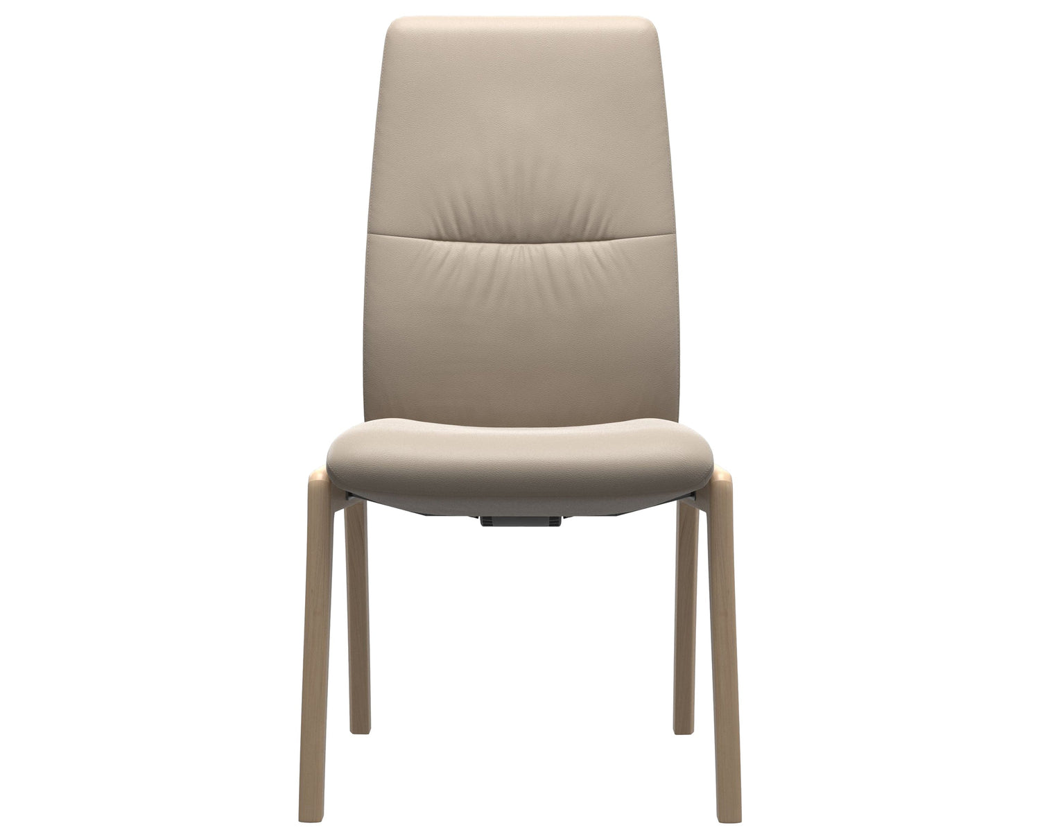 Mint | High Back Dining Chair with D100 Vertical Legs