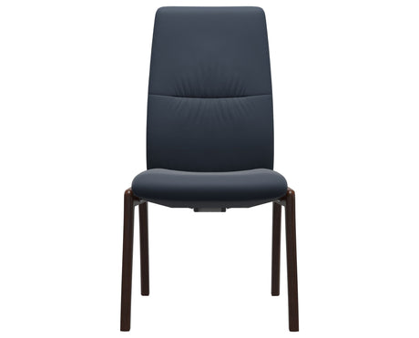 Mint | High Back Dining Chair with D100 Vertical Legs