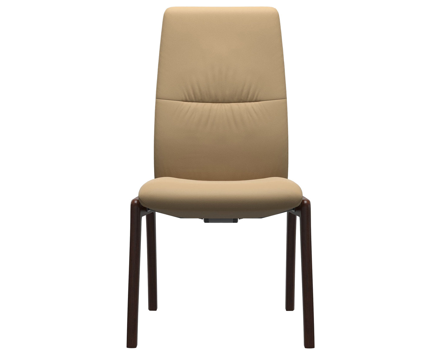 Mint | High Back Dining Chair with D100 Vertical Legs