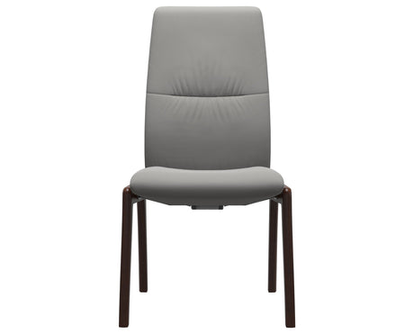 Mint | High Back Dining Chair with D100 Vertical Legs
