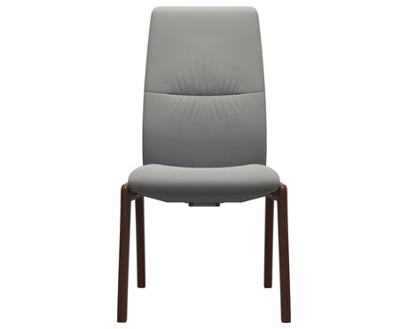 Mint | High Back Dining Chair with D100 Vertical Legs