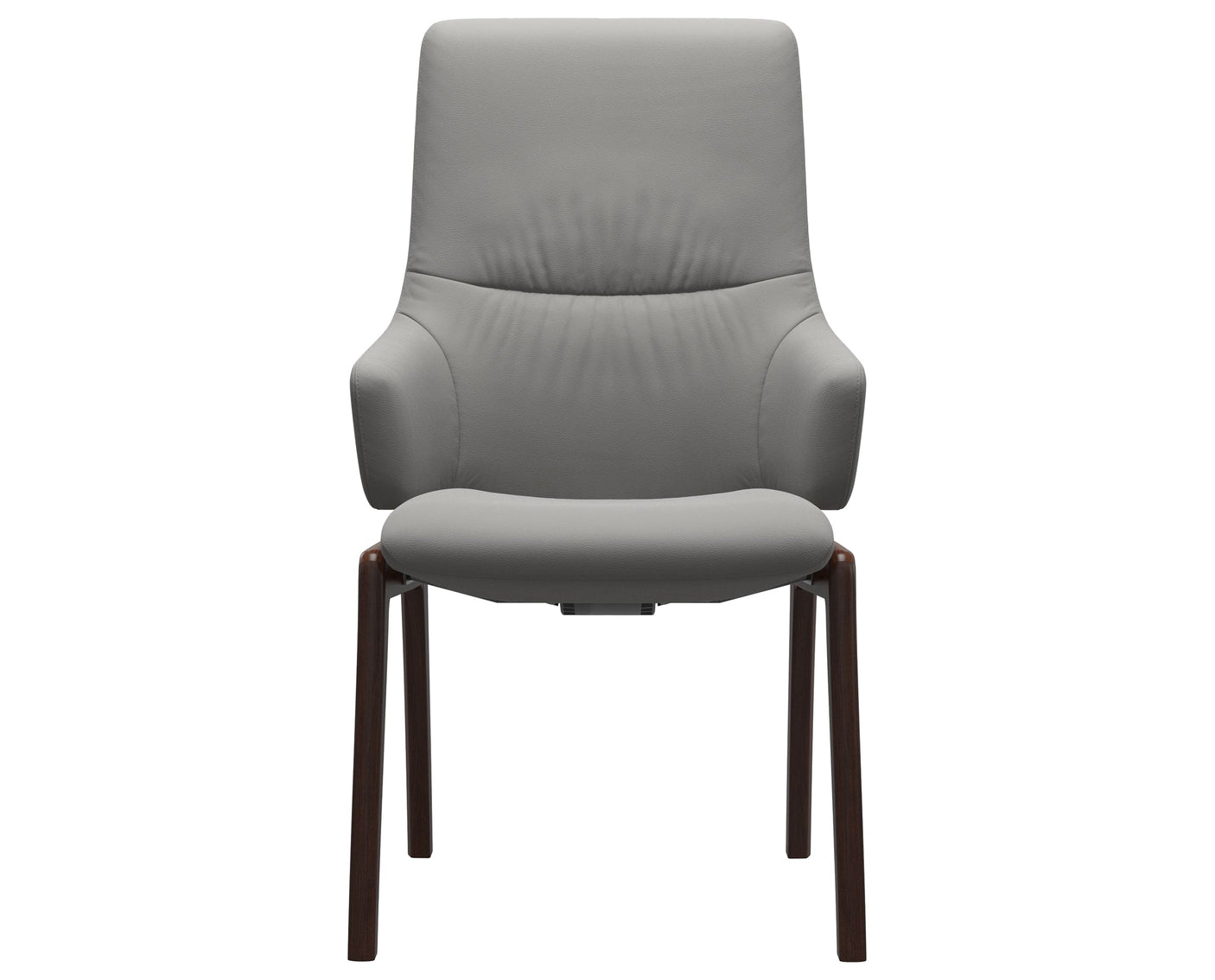 Mint | High Back Dining Chair with D100 Vertical Legs with Arms