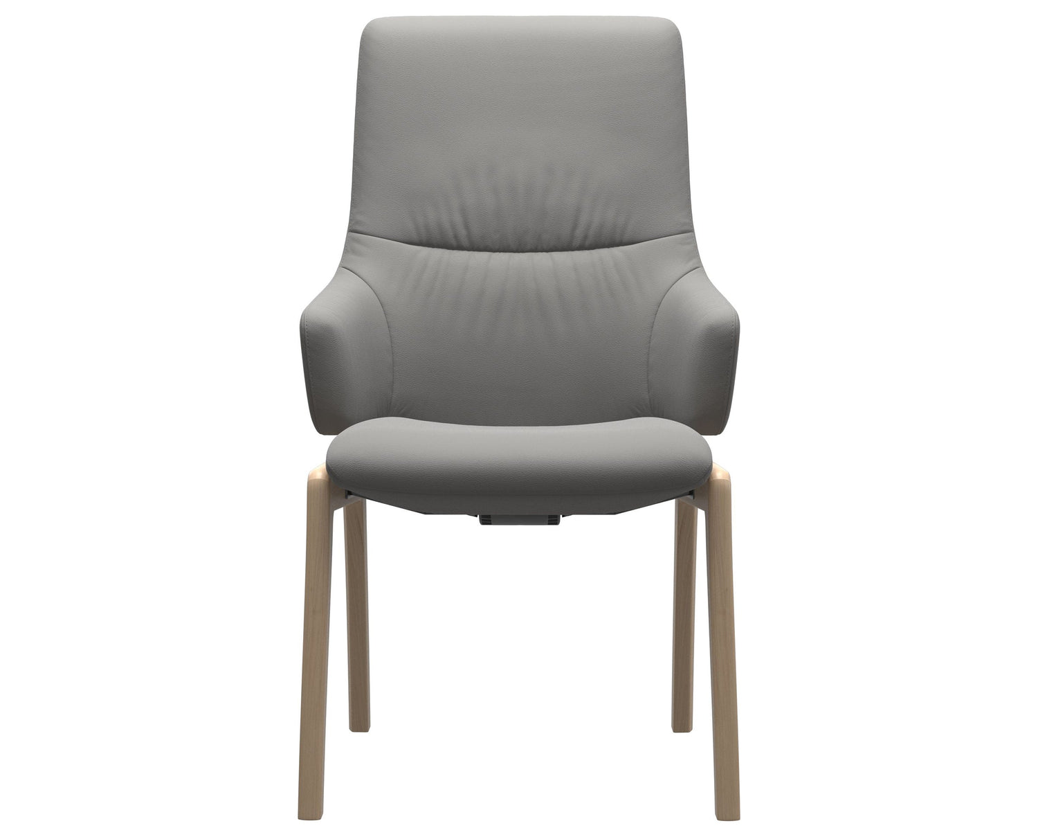 Mint | High Back Dining Chair with D100 Vertical Legs with Arms