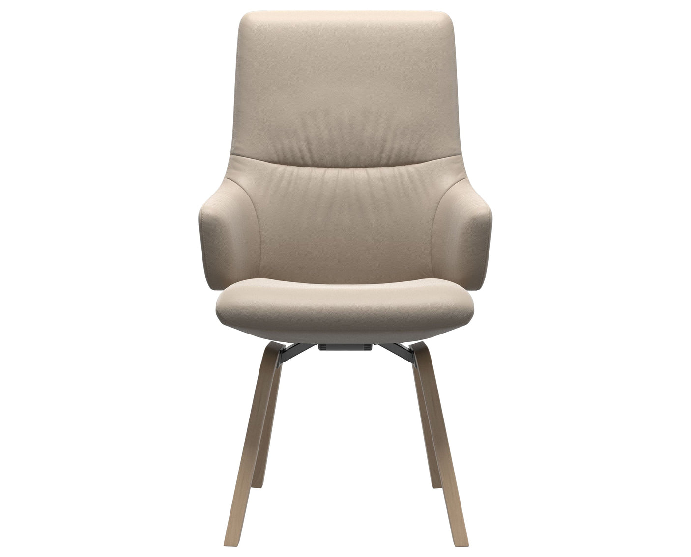 Mint | High Back Dining Chair with D200 Slanted Legs with Arms