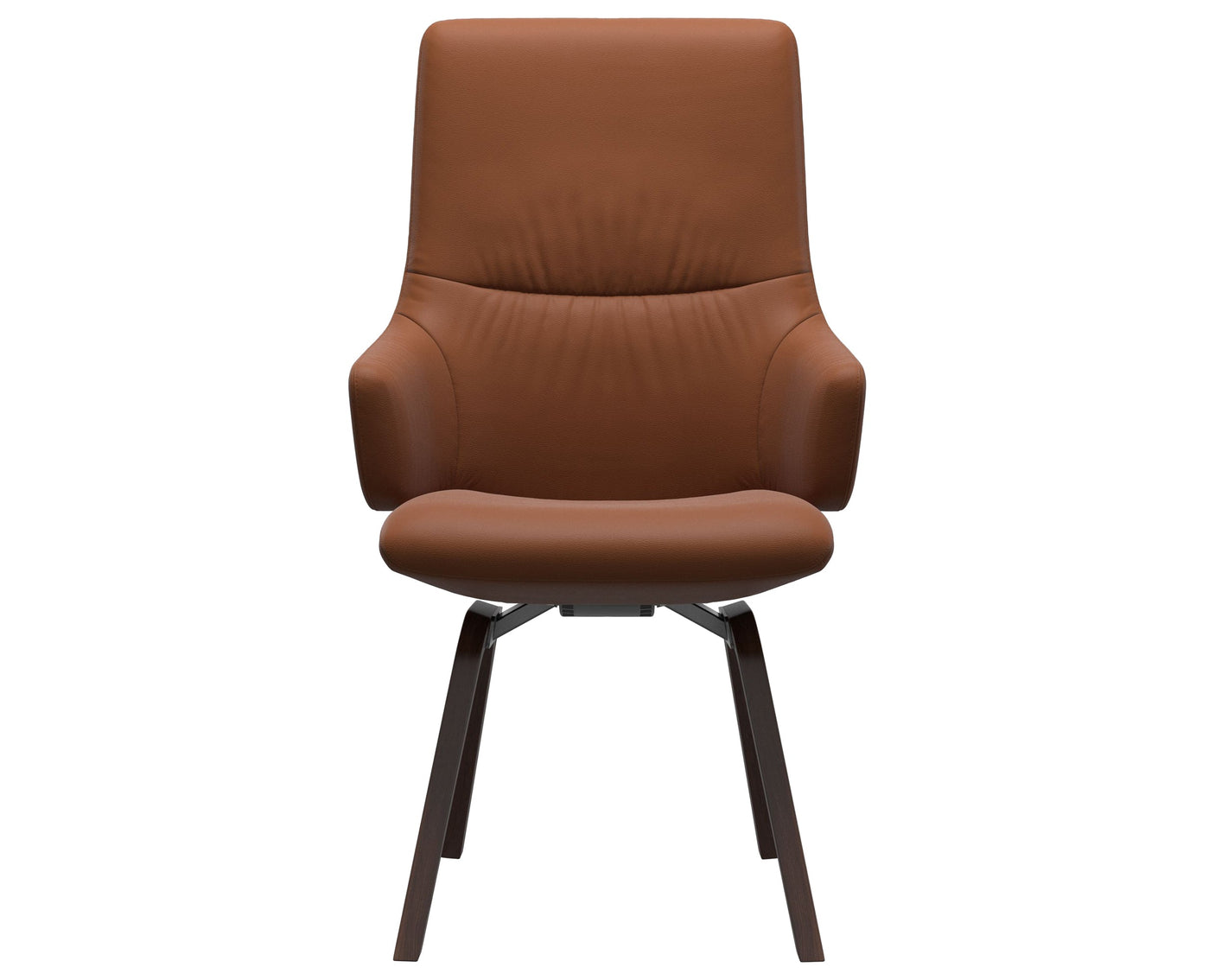 Mint | High Back Dining Chair with D200 Slanted Legs with Arms