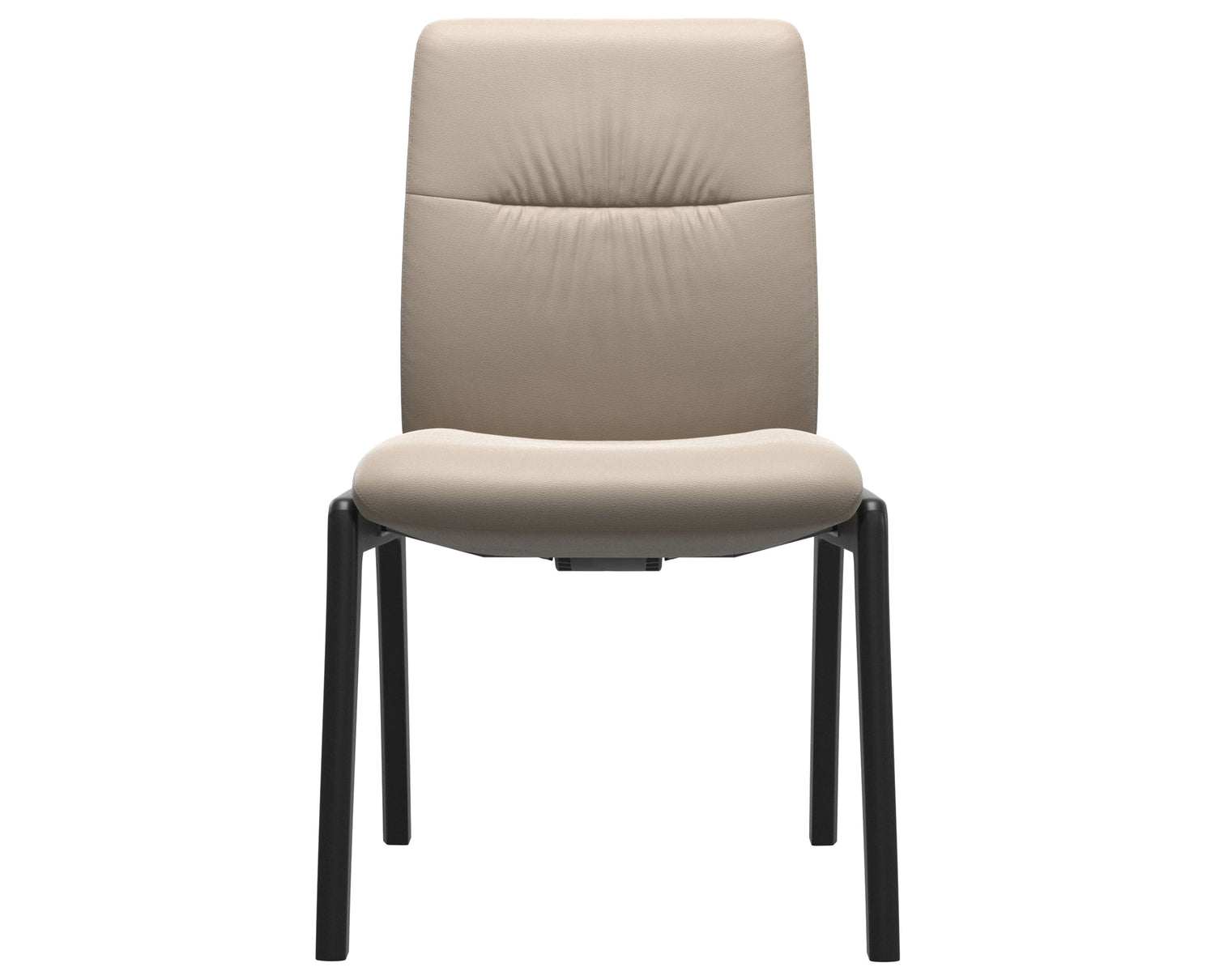 Mint | Low Back Dining Chair with D100 Vertical Legs