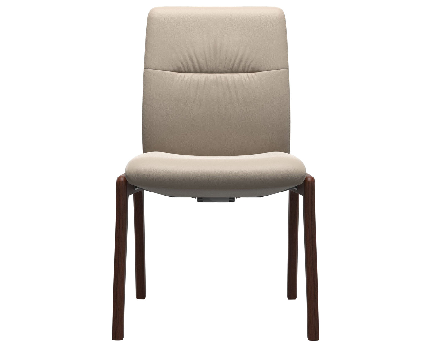 Mint | Low Back Dining Chair with D100 Vertical Legs