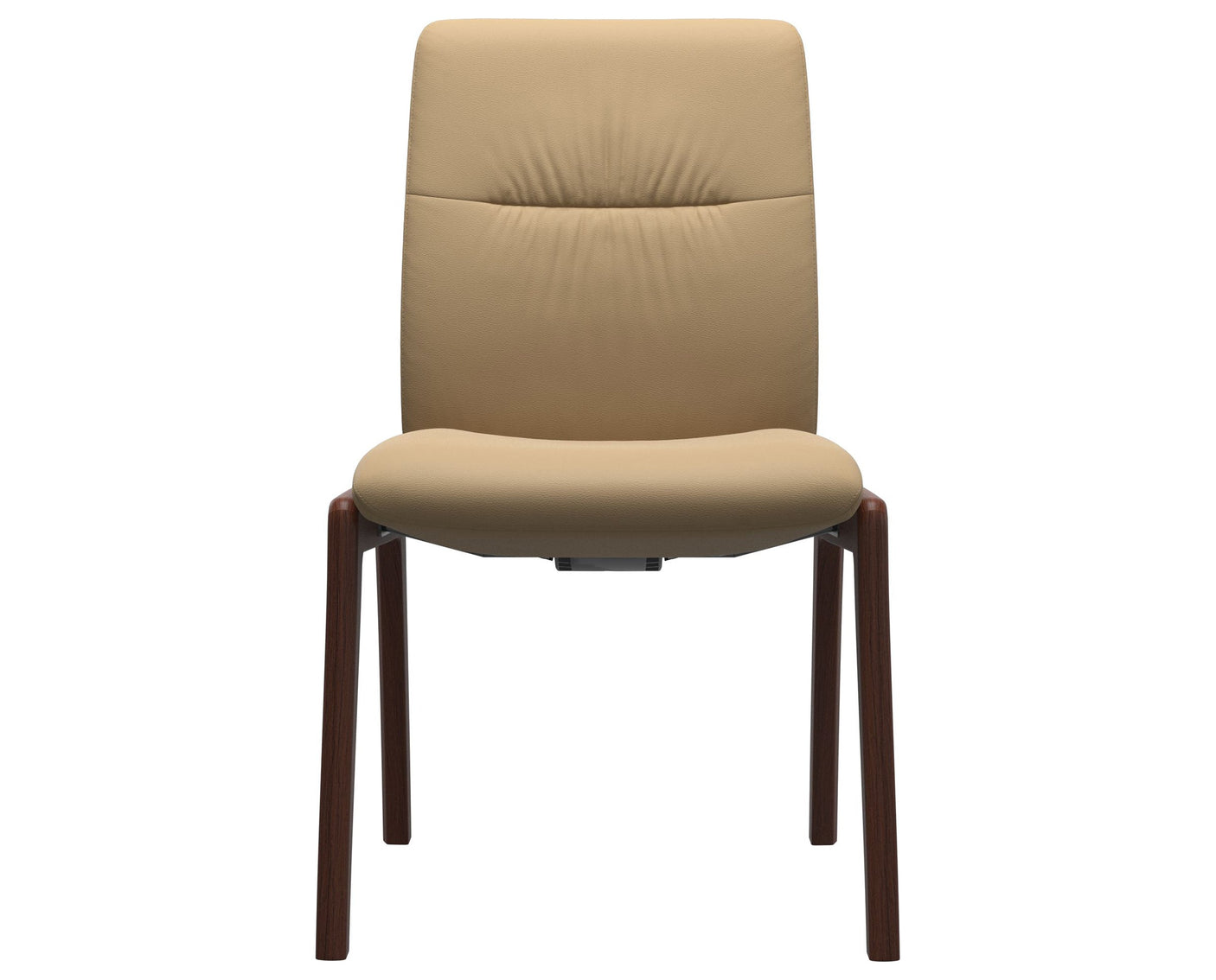 Mint | Low Back Dining Chair with D100 Vertical Legs