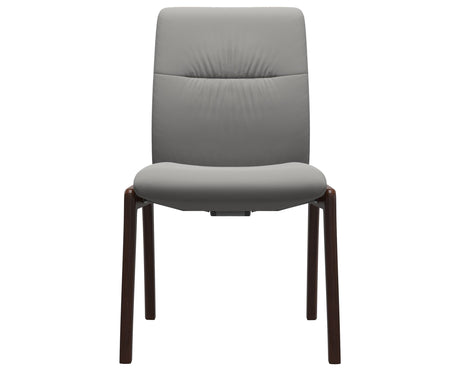 Mint | Low Back Dining Chair with D100 Vertical Legs
