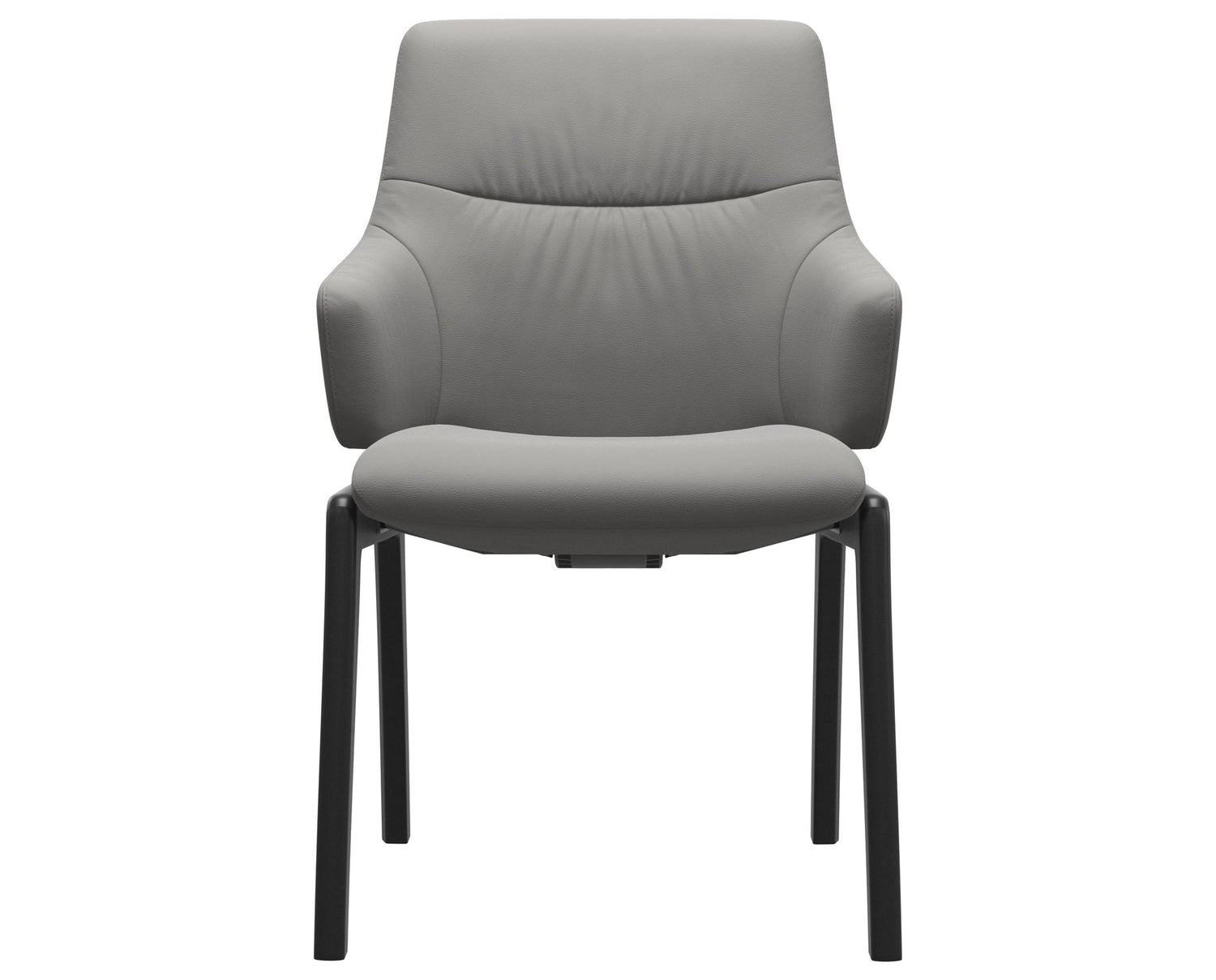 Mint | Low Back Dining Chair with D100 Vertical Legs with Arms