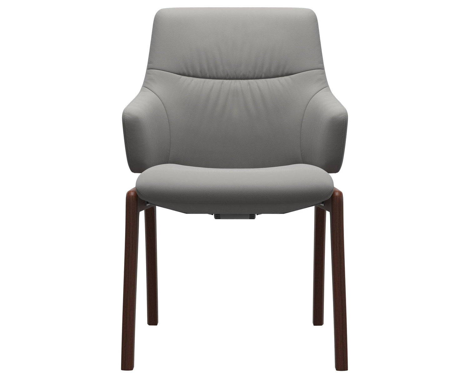 Mint | Low Back Dining Chair with D100 Vertical Legs with Arms