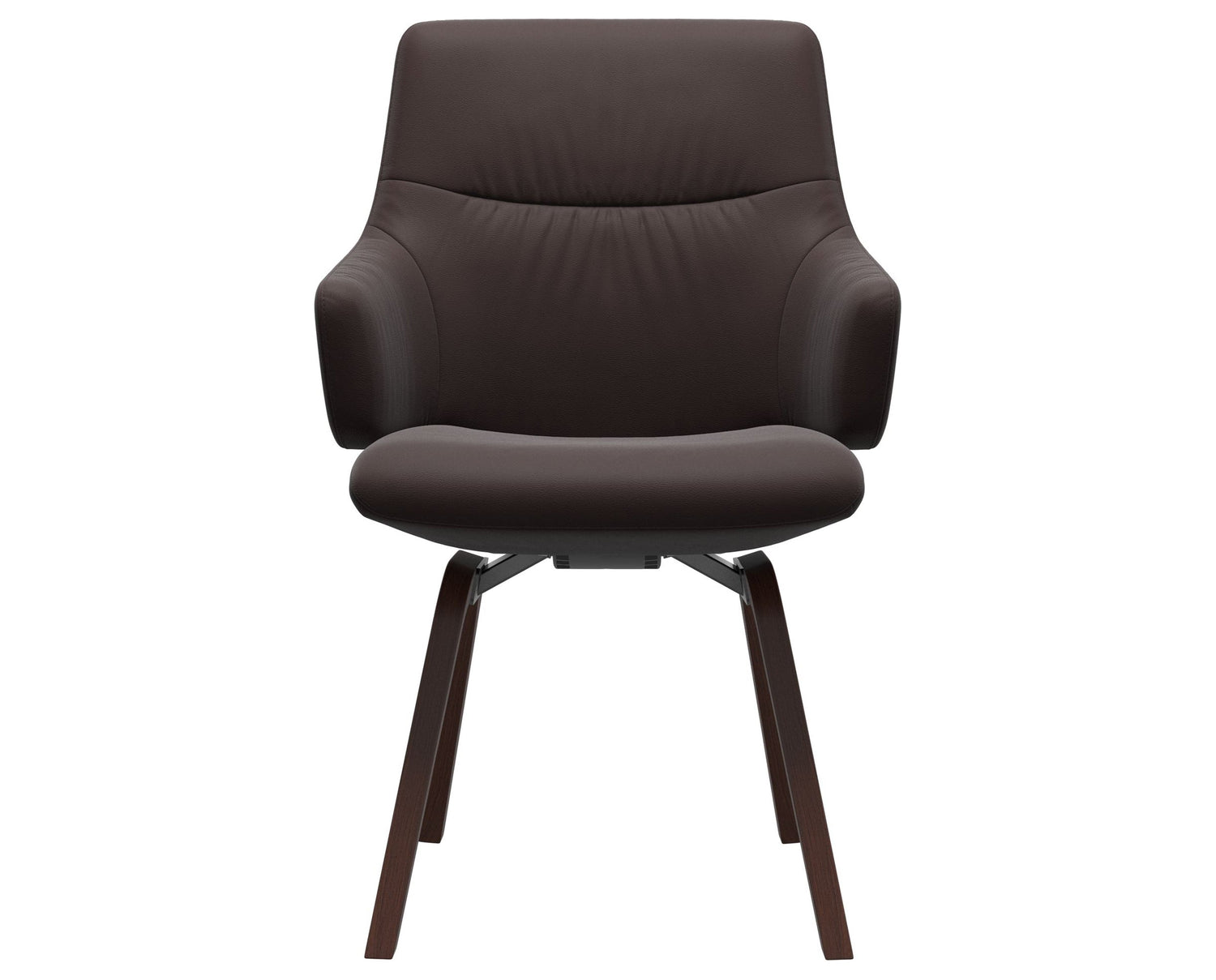 Mint | Low Back Dining Chair with D200 Slanted Legs with Arms
