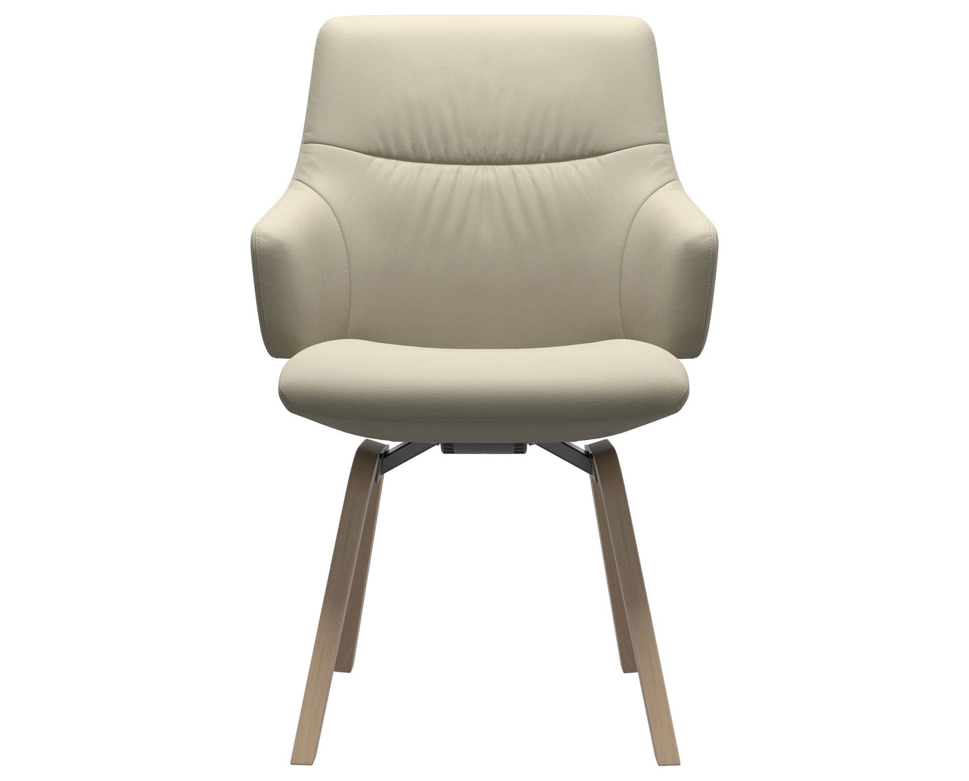 Mint | Low Back Dining Chair with D200 Slanted Legs with Arms