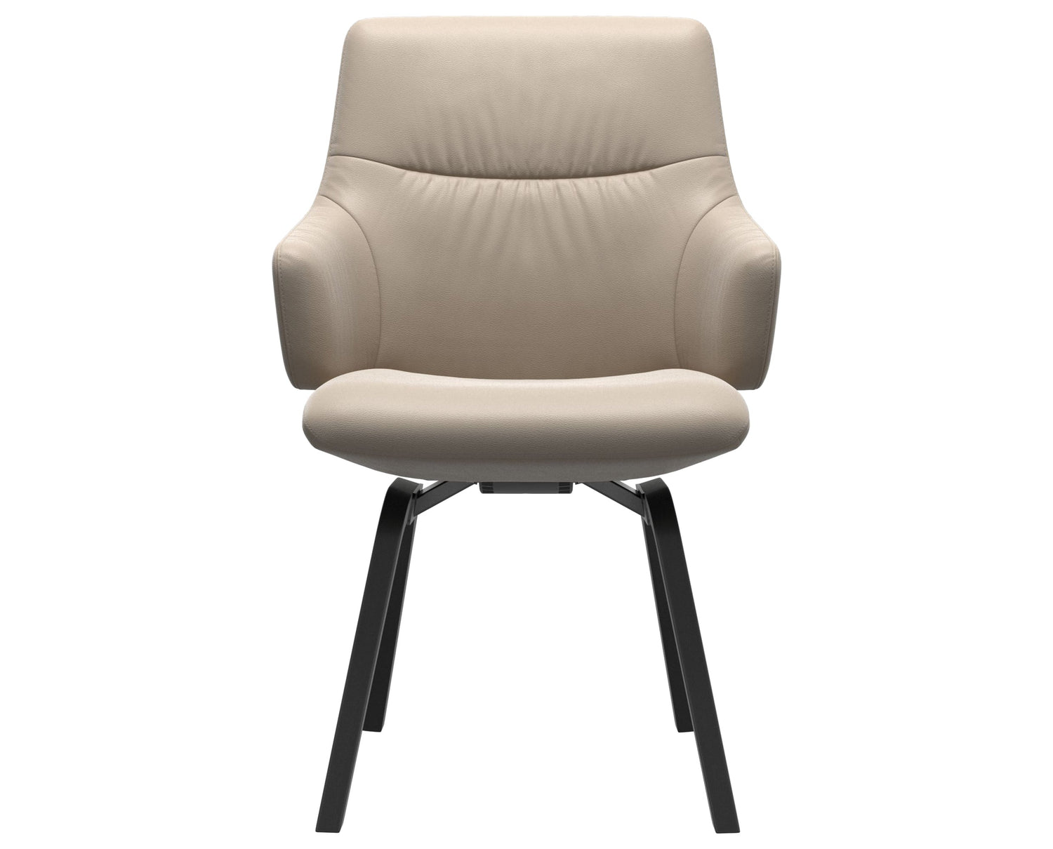 Mint | Low Back Dining Chair with D200 Slanted Legs with Arms