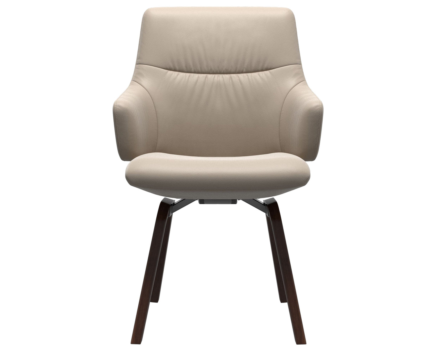 Mint | Low Back Dining Chair with D200 Slanted Legs with Arms