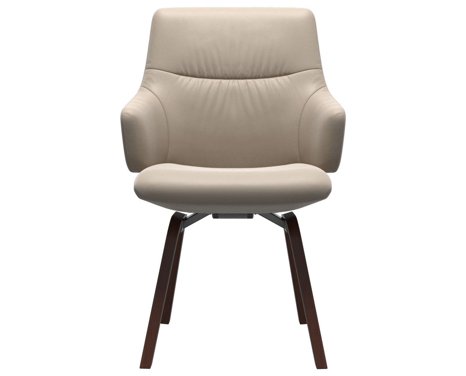 Mint | Low Back Dining Chair with D200 Slanted Legs with Arms